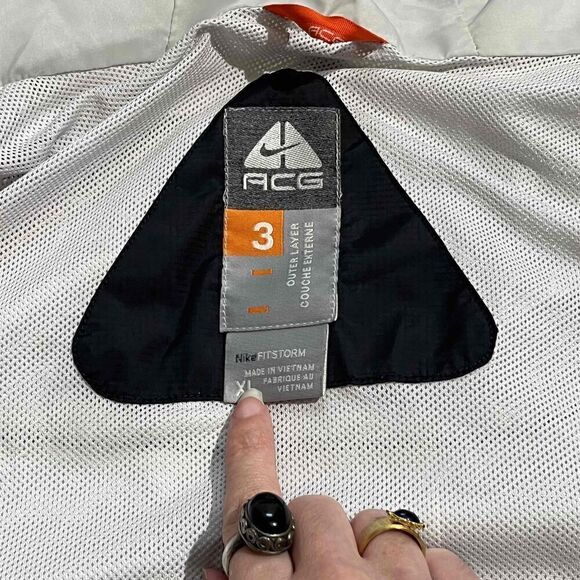 Vintage Nike ACG Jacket Mens XL Windbreaker Rain Coat Gorpcore FitStorm Y2K - Picture 3 of 11